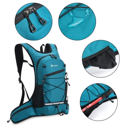 Рюкзак-гидратор Junletu 16L с питьевой системой 2L blue-6