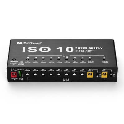 Фото: Блок питания для гитарных эффектов MOSKYAudio ISO-10-1 Блок питания для гитарных эффектов MOSKYAudio ISO-10-1