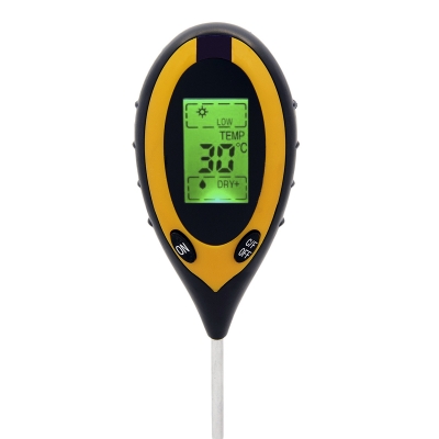 pH метр Orville для почвы, электронный измеритель уровня PH, влажности, освещенности и температуры грунта-1