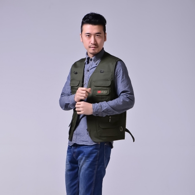 Жилет рыболовный с карманами Fishers Vest, зеленый XXXL-5