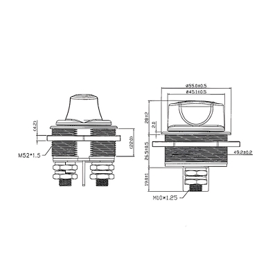 Выключатель массы АКБ CNSPEED 300A (ключ не вынимается)-7