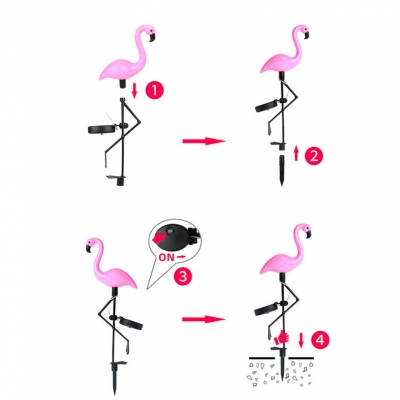 Уличные светильники Flamingo на солнечной батарее 53 см-3