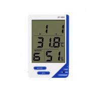 Домашняя метеостанция-гигрометр с часами KT-908