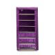Тканевый шкаф для обуви на 7 полок 61х30х123 см фиолетовый