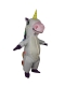 Надувной костюм Единорог, белый